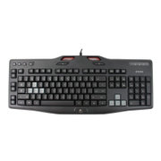 罗技（Logitech） G105S 专业游戏键盘 LED背光游戏键盘 6个自定义键有线USB键盘 全新盒装行货