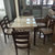 大理石餐桌椅组合现代简约实木餐台套装长方形饭桌子方桌整装(4张餐椅)