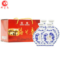梅兰春 42度小扁龙 100ml 芝麻香型白酒 迷你瓶 小酒小瓶装 中华老字号 京剧大师梅兰芳故乡美酒(42%vol小扁龙 1盒4瓶装)