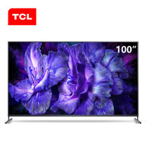 TCL液晶电视 100X6C 100英寸 4K超高清 家庭影院 HDR 智能语音防蓝光超薄电视(黑 100英寸)