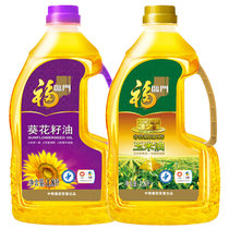 福临门葵花籽玉米油套装 葵花籽油1.8L+玉米油1.8L