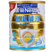 【真快乐自营】雀巢Nestle能恩2段较大婴儿配方奶粉900g罐装（6-12个月适用）活性益生菌 进口奶源