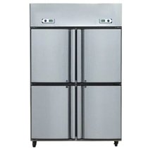 樱花（SAKURA）SB(QB)-04Lx2 不锈钢四开门冰柜 大容量商用厨房冰箱 酒店冷柜 双机双温
