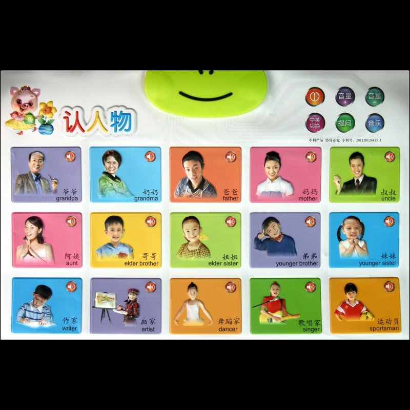 认人物/宝贝堂有声挂图图片【图片 价格 品牌 报价】-国美