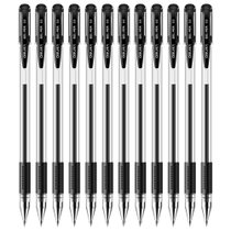 得力(deli) 6600ES 中性笔/碳素笔/水笔/签字笔 办公文具中性笔0.5mm 黑色 12支/盒