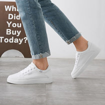 回力板鞋 小白鞋男士滑板鞋白色低帮透气潮流运动鞋42白 国美超市甄选