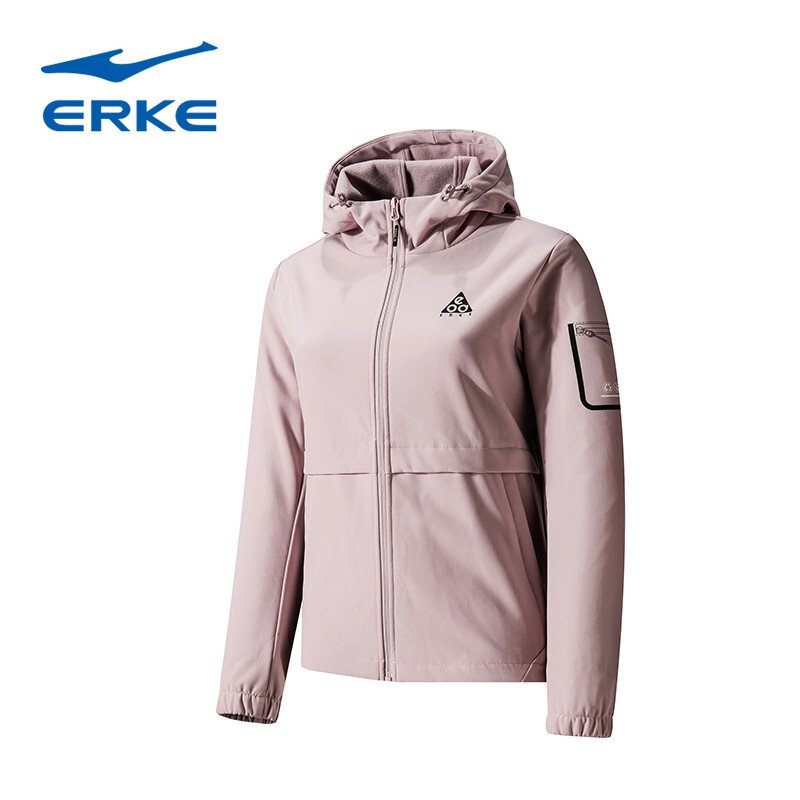 运动夹克鸿星尔克大客户专享价女加厚风衣短款百搭外套女52220481101m