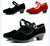 儿童舞蹈鞋女软底练功瑜伽猫爪鞋跳舞鞋男女童芭蕾舞鞋8og65vbhNE(21 女款红色带跟布鞋)