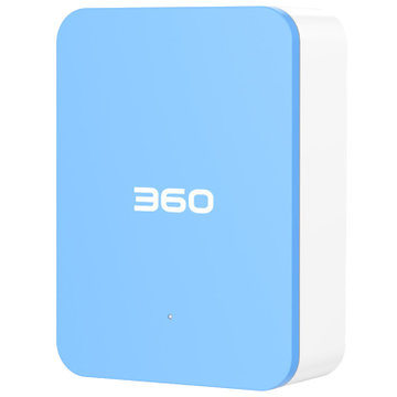 360超级充电器 4个USB充电口 智能识别 2.4A快充 8重安全保护 蓝色