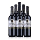 法国(原瓶进口)法圣古堡圣威骑士干红葡萄酒750ml(6瓶装)