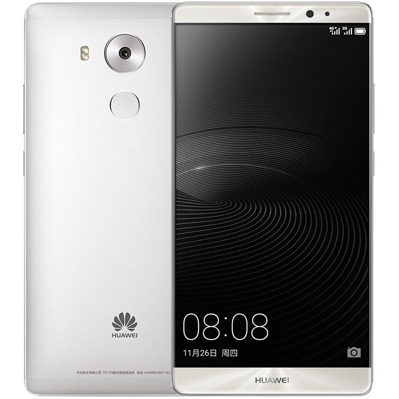 华为huawei mate 8 3gb 32gb版 标配全网通版 (月光银)