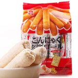 台湾进口零食品 北田蒟蒻糙米卷玄米卷牛奶口味160g*3袋