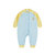 棉果果新生儿连体衣三层夹棉保暖爬爬服(蓝色 90)第5张高清大图