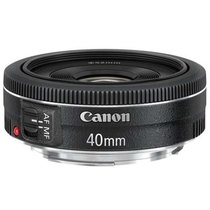 佳能(Canon) EF 40mm f/2.8 STM 标准定焦镜头 人像饼干镜头 40f2.8 40F2.8(黑色 官方标配)