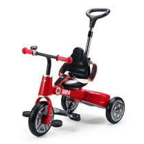 星辉婴童rastar宝马可折叠儿童三轮车小孩自行车三轮脚踏车童车(红色)