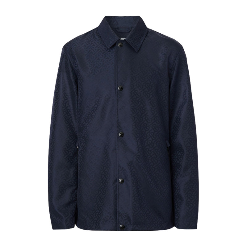 服饰burberry男士海军蓝聚酰胺外套8032061l码海军蓝色时