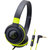 铁三角(audio-technica) ATH-S100iS 头戴式耳机 低音浑厚 贴合耳罩 黑绿色