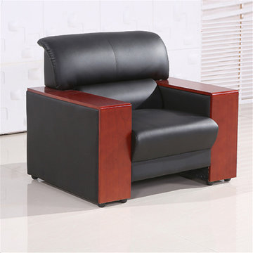 皖恒hssf-006办公沙发酒店沙发休闲沙发平扶手沙发单人(默认 默认)