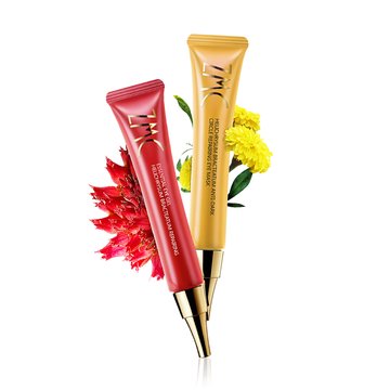 植美村蜡菊修护日夜眼霜淡化细纹眼袋2支装 淡化黑眼圈舒缓眼肌