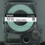 爱普生（EPSON）LC-4WBN 标签机LW-700色带12mm宽白底黑字