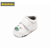 巴拉巴拉童鞋婴儿鞋宝宝防滑学步鞋秋冬男女机能鞋舒适透气软底鞋(17 黑)
