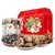 花菇+茶树菇+木耳礼盒装620g 南北干货火锅煲汤材料香菌香菇菌菇 肉厚无根(红色)