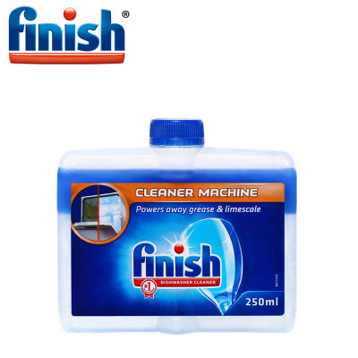 Finish光亮碗碟洗碗机机体清洁剂250ml 有效清洁洗碗机长期残留的油污和水垢 Finish光亮碗碟洗碗机机体清洁剂250ml 有效清洁洗碗机长期残留的油污和水垢
