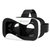 vr小苍 虚拟现实3D智能眼镜头戴式VR眼镜3D可调瞳距 游戏头盔(白色)