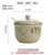 和风四季复古釉下彩厨房家用陶瓷盐罐油罐辣椒罐厨房调料盒调料罐(和熙调味罐（360ml）送小白瓷勺)