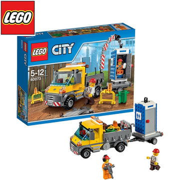 乐高legocity城市系列60073工程搬运车积木玩具彩盒包装单盒