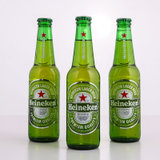 荷兰原装进口啤酒喜力Heineken鲜爽口感麦芽啤酒330ml*12瓶(500ml*12瓶)
