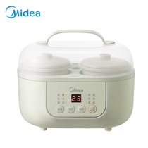 美的（Midea）电炖双炖盅养生0.5L精致容量食品级陶瓷内胆煲汤煮粥家用智能预约定时 绿色双盅丨DZ05X2-111G(绿色 默认版本)