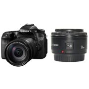 佳能（Canon）EOS70D双镜头套装（EF-S 18-200mm f/3.5-5.6 IS+EF 50mm f/1.8 II）