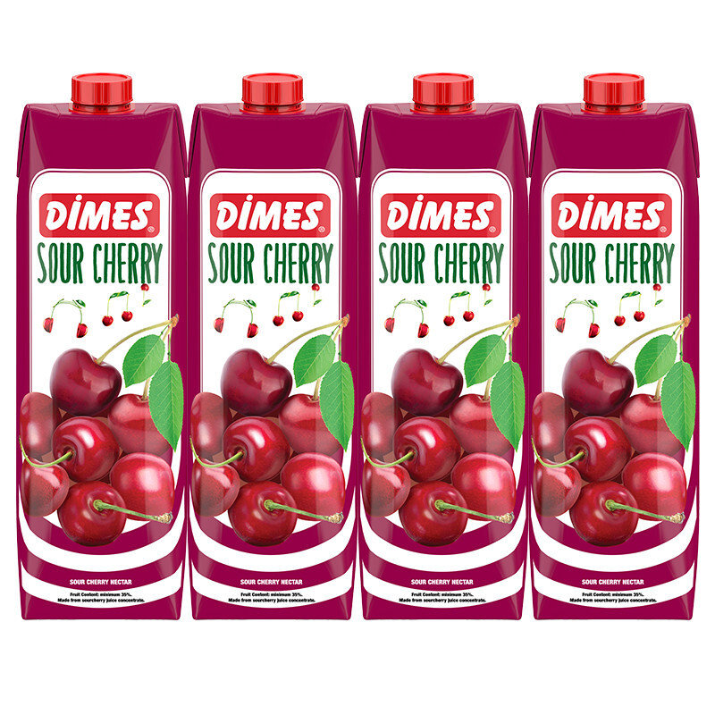 dimes车厘子汁1l4果汁聚餐宴饮过年送礼饮品