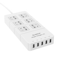 奥睿科（ORICO）HPC-6A5U 智能5口USB数码充电器 6位插座/插排/插线板/接线板 1.5米(白色 1.5M)