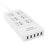奥睿科（ORICO）HPC-6A5U 智能5口USB数码充电器 6位插座/插排/插线板/接线板 1.5米(白色 1.5M)