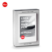 徕卡（Leica）SOFORT相机 一次成像立拍立得相机相纸 3寸 mini 富士通用 彩色相纸 黑白相纸 19551(黑白10张/盒)