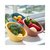创意厨房沥水篮 家用洗菜篮子洗菜盆淘米器塑料洗米筛果蔬篮(红色)