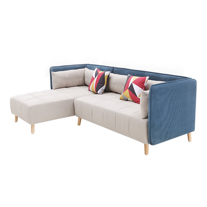 志达tt 布艺沙发休闲 创意沙发 小户型 简约 双人位 三人位ts2302(右