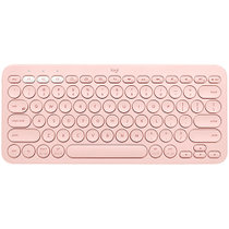 罗技（Logitech）K380无线蓝牙键盘 办公键盘 女性 便携超薄键盘 笔记本键盘 蓝牙超薄【K380】粉色