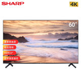 夏普（SHARP）4T-Z60B7CA 60英寸 原装面板 2+16G 杜比音效 HDR10智能平板液晶电视(黑色)