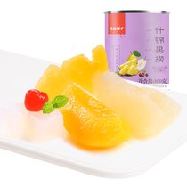 良品铺子什锦水果罐头300g樱桃雪梨布丁黄桃菠萝混合 糖水型果捞