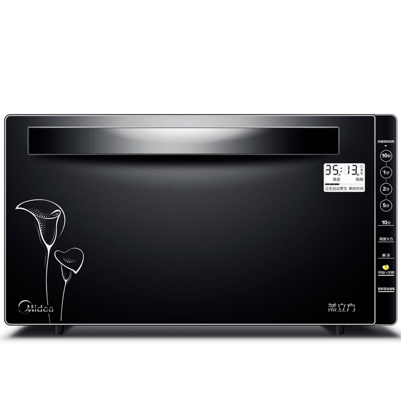 微波炉美的mideax3l232a微波炉23升大容量智能烹饪菜单900w加热鹰眼智