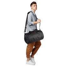 旅行包男短途出差旅游行李袋大容量干湿分离运动健身包手提包男女旅行袋(黑色)