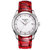 天梭(TISSOT)瑞士手表 库图系列简约个性防水石英女表T035.210.16.371.00(白盘红皮带)