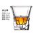 家用威士忌杯子北欧古典洋酒品鉴杯玻璃水晶个性伏特加果酒啤酒杯(冰山杯 300ML 买一送一（共2只)