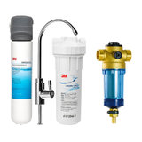 3M净水净享DWS2500-CN净水器+3CP-F020-05前置过滤器 全屋自来水过滤器家用直饮矿物质净水机