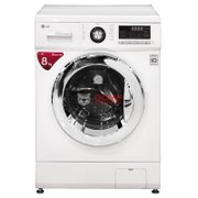 LG 乐金 WD-T12412DG 8公斤 全自动 滚筒洗衣机 前开门式 LED显示屏 预约洗衣 智能自动断电