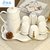 创简坊（CJIANFF）茶具家用陶瓷水具水壶套装水杯子马克杯耐热凉水壶配托盘(高贵金1)