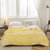 国美真选3D立体雪花绒毛毯柠檬黄150*200cm 柔和细腻  亲肤保暖 透气舒适
